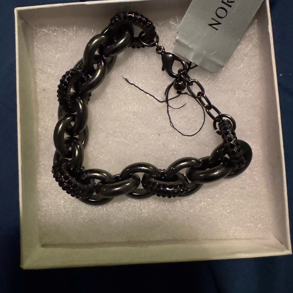 Nordstrom Dark Metallic Chain Bracelet
